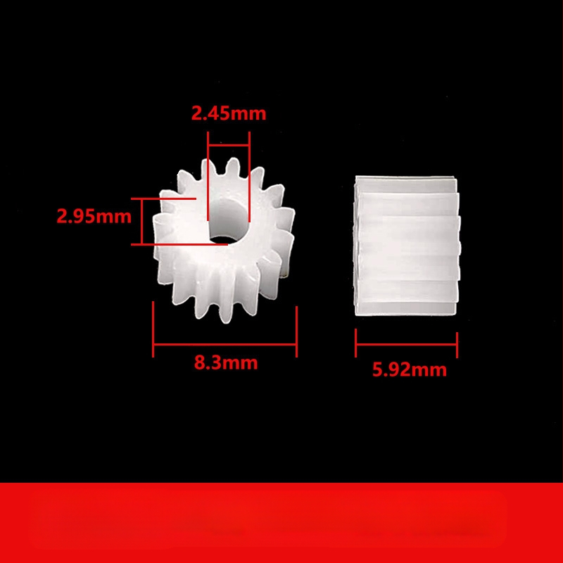PVDF materiāla lineārās vadības zobu komplekts, 3 mm atveres, 12 un 15 zobu, vadības sliede, ar N20 reduktora motoru