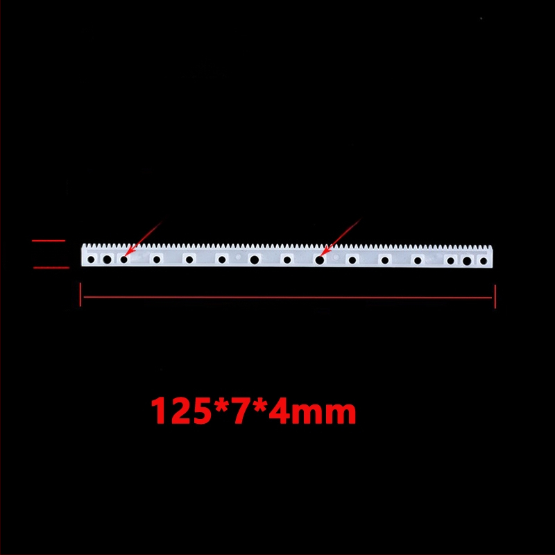PVDF materiāla lineārās vadības zobu komplekts, 3 mm atveres, 12 un 15 zobu, vadības sliede, ar N20 reduktora motoru