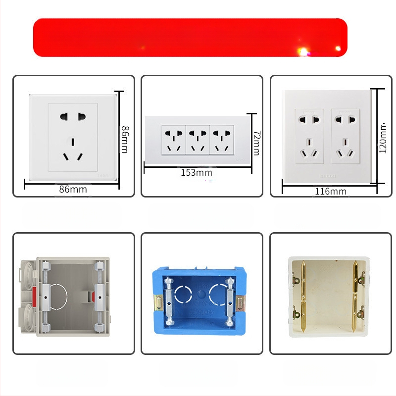 Yu Lin Universalus remonto rinkinys 86 tipo jungikliui įmontuotai dėžei – 10 atraminių strypų