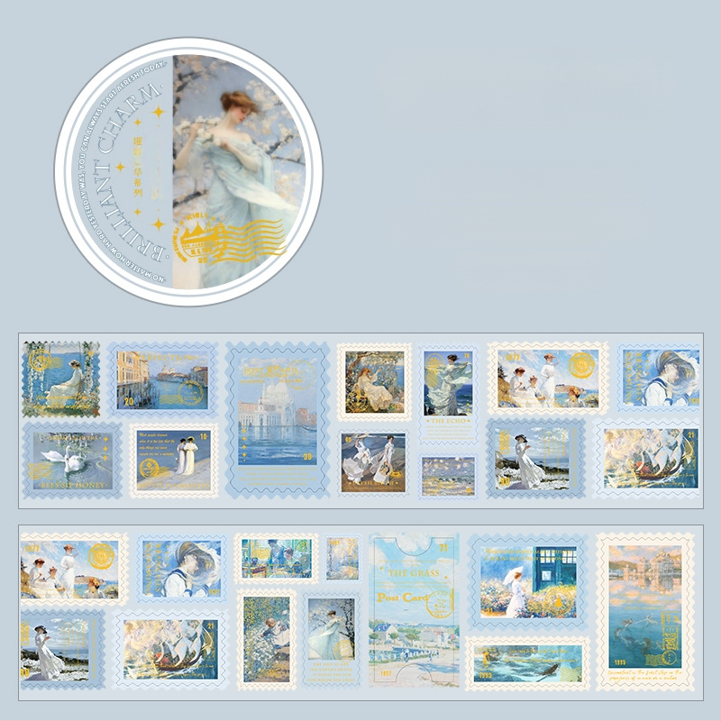 Morning Foam bronzinė spaudos juosta – dengtas popierius, dekoracijoms, be pritaikymo