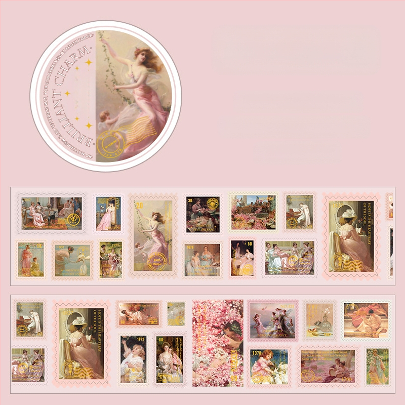 Morning Foam bronzinė spaudos juosta – dengtas popierius, dekoracijoms, be pritaikymo