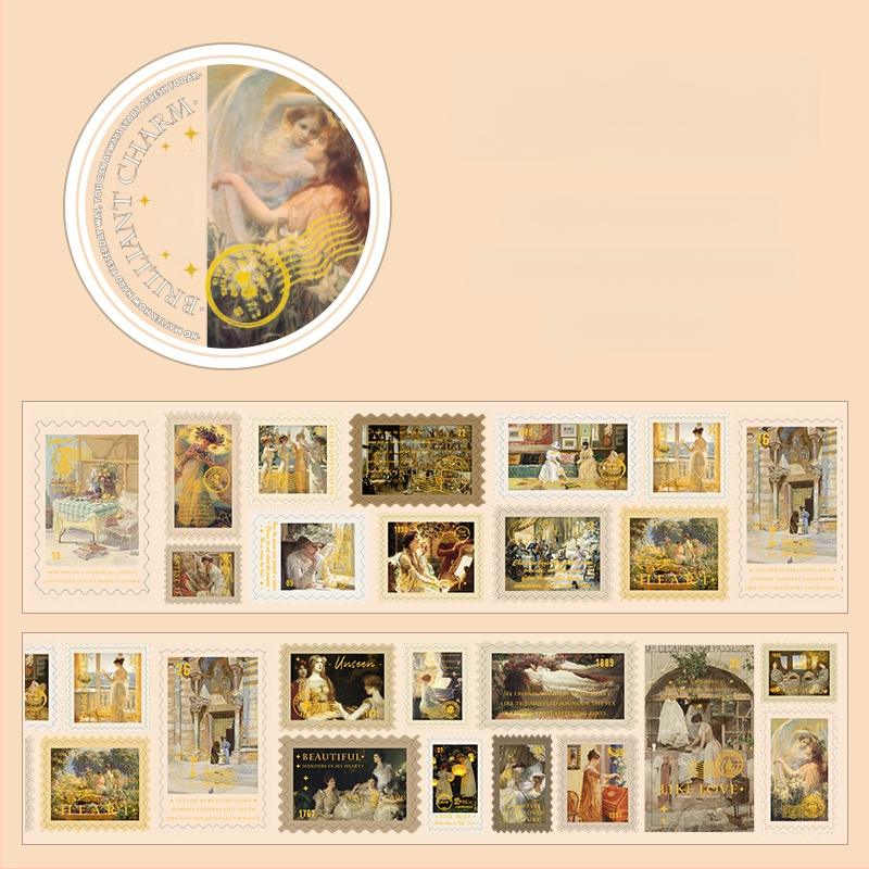 Morning Foam bronzinė spaudos juosta – dengtas popierius, dekoracijoms, be pritaikymo