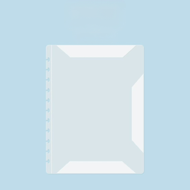 A4 пластмасова папка за нотни листове с клип, презаписваща, антиотразяваща повърхност, за клавирни партитури, 40 страници, възможност за печат на лого