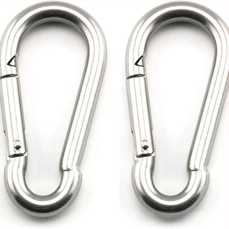 Nerūdijančio plieno durų sagties rinkinys, kvadratinė plokštė su akimi, hamako priedai