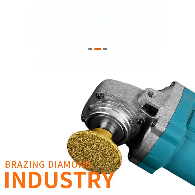 Brazēta diamenta plakā slīpēšanas galva leņķa slīpmašīnai un urbjmašīnai – piemērota akmenim, marmoram, keramiskām flīzēm, granītam un akmeni