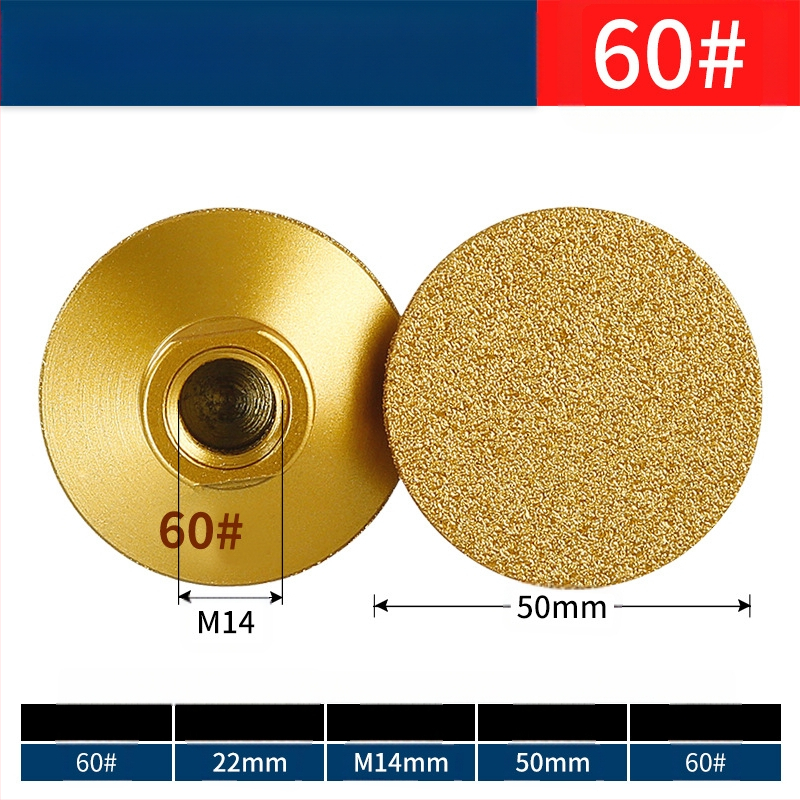 Brazēta diamenta plakā slīpēšanas galva leņķa slīpmašīnai un urbjmašīnai – piemērota akmenim, marmoram, keramiskām flīzēm, granītam un akmeni