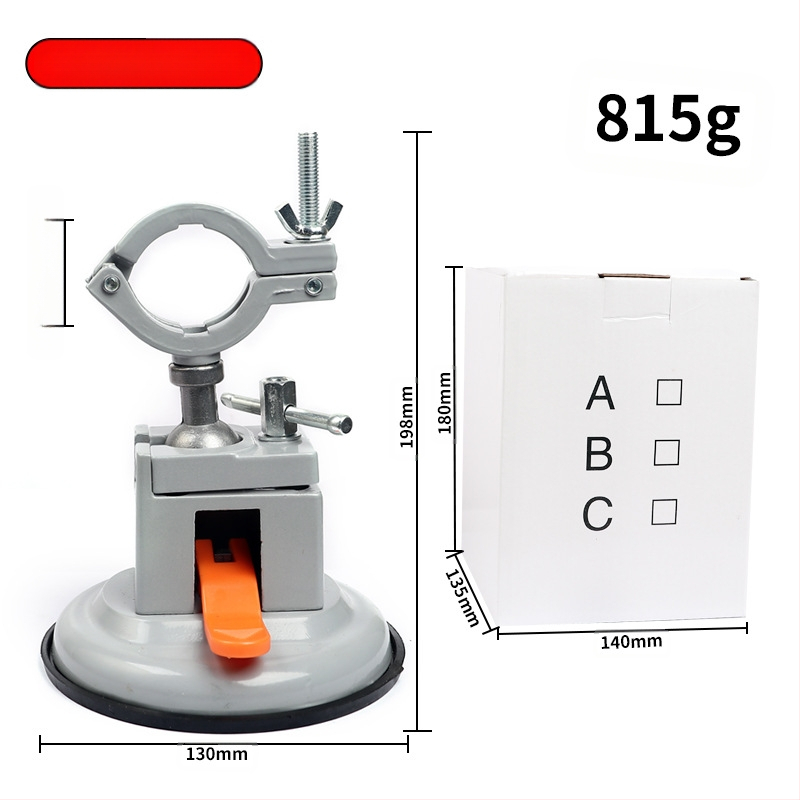 Univerzális forgó kis asztali fogó, 360° elforgatás, ADC12 alumínium ötvözet, fúróhoz tartó
