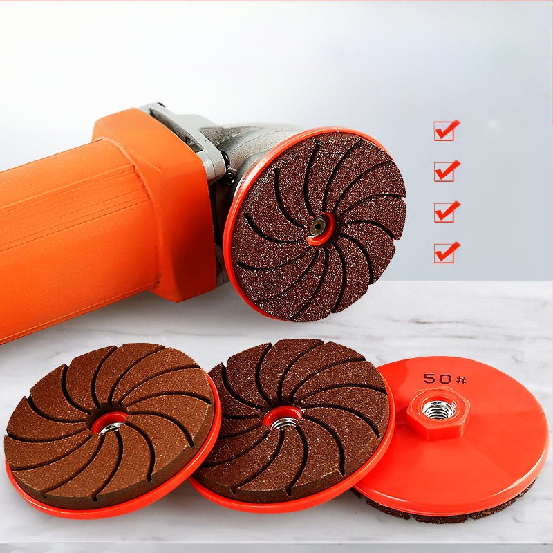 Ολοκληρωμένος δίσκος γυαλίσματος για πλακάκια, μάρμαρο και πέτρα – ξηρό γυάλισμα με nano pad, συμβατός με γωνιακό τροχό