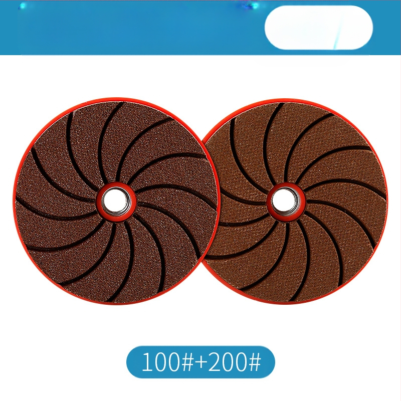 Ολοκληρωμένος δίσκος γυαλίσματος για πλακάκια, μάρμαρο και πέτρα – ξηρό γυάλισμα με nano pad, συμβατός με γωνιακό τροχό