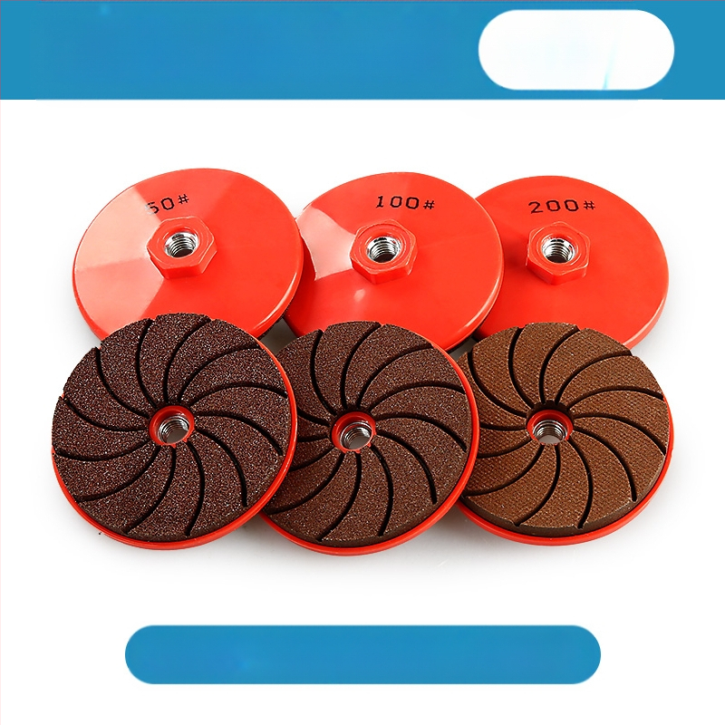 Ολοκληρωμένος δίσκος γυαλίσματος για πλακάκια, μάρμαρο και πέτρα – ξηρό γυάλισμα με nano pad, συμβατός με γωνιακό τροχό