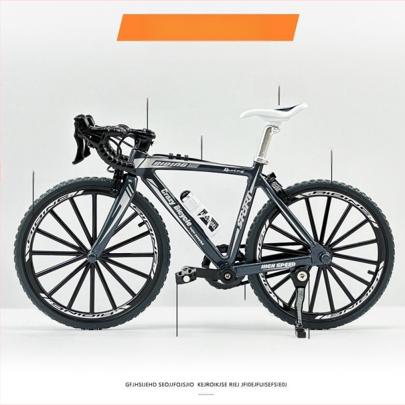 алуминиев 1:8 мащаб мини планински велосипед модел – статичен дисплей за възраст 7–14