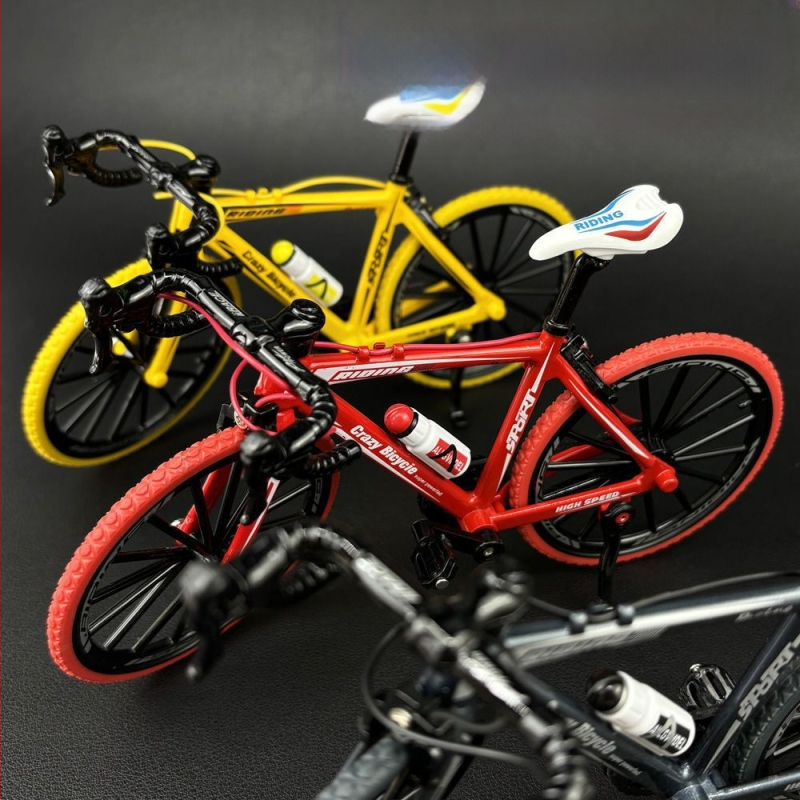 алуминиев 1:8 мащаб мини планински велосипед модел – статичен дисплей за възраст 7–14