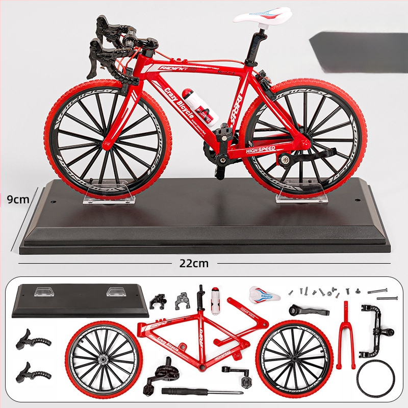 алуминиев 1:8 мащаб мини планински велосипед модел – статичен дисплей за възраст 7–14