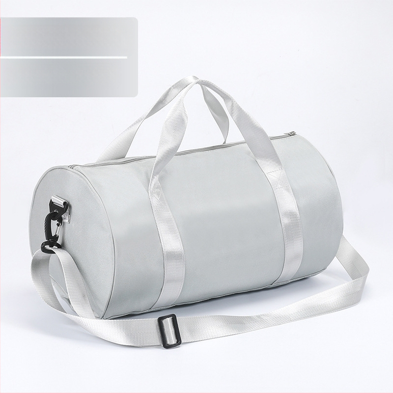 Unisex sportinė rankinė treniruotėms ir plaukimui su sausų–drėgnų atskyrimu, talpa 20–35L, Oxford audinys, užtrauktukas, viena pečių juosta, vidinė telefono kišenė