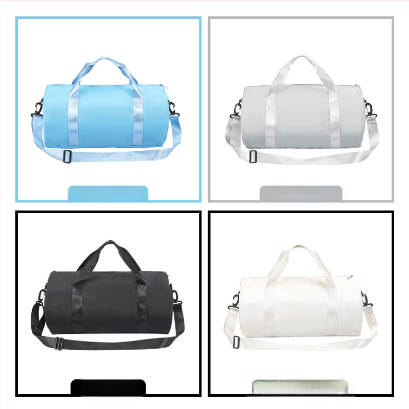 Unisex sportinė rankinė treniruotėms ir plaukimui su sausų–drėgnų atskyrimu, talpa 20–35L, Oxford audinys, užtrauktukas, viena pečių juosta, vidinė telefono kišenė