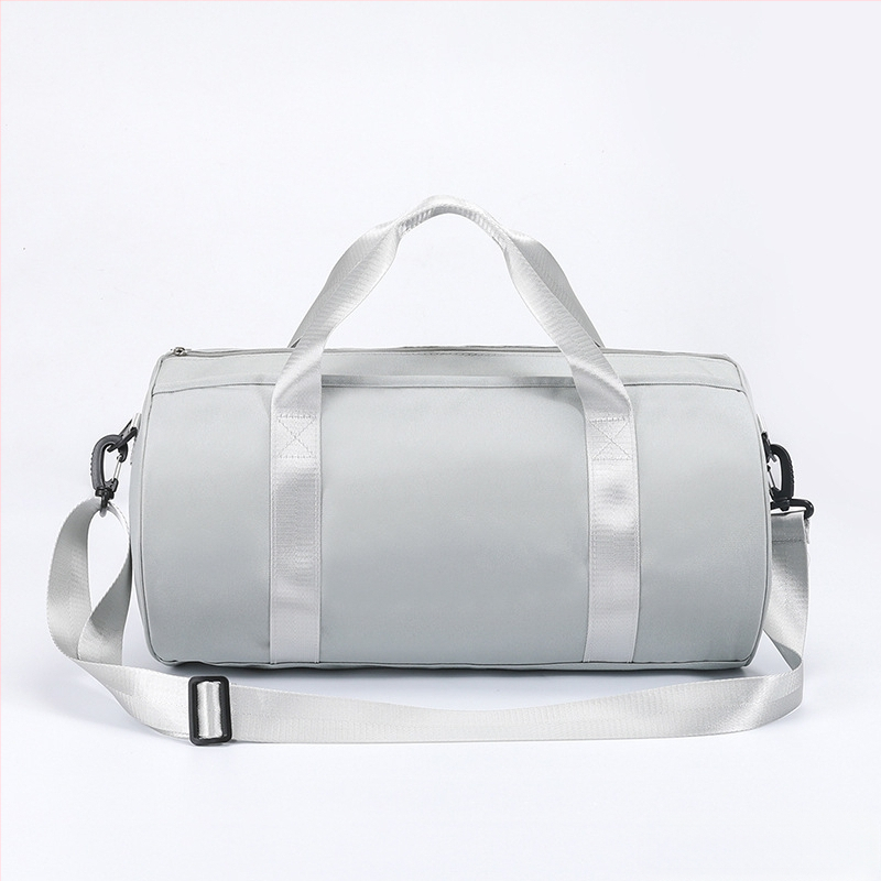 Unisex sportinė rankinė treniruotėms ir plaukimui su sausų–drėgnų atskyrimu, talpa 20–35L, Oxford audinys, užtrauktukas, viena pečių juosta, vidinė telefono kišenė