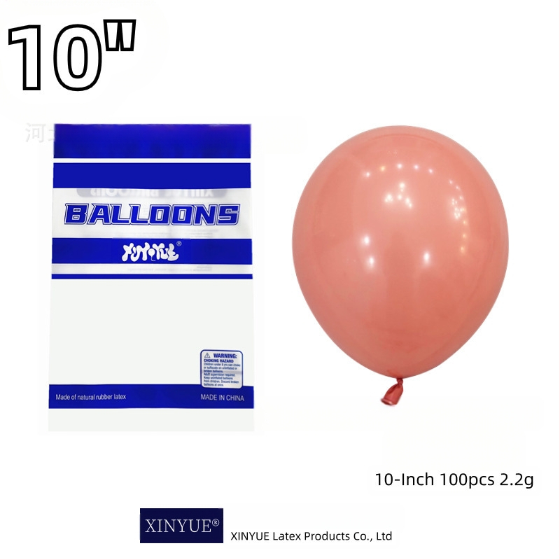 Latekso dekoratyviniai balionai, apvalios formos, su spausdintu logotipu XINYUE