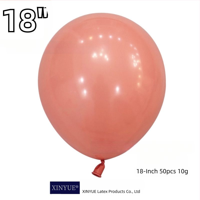 Latekso dekoratyviniai balionai, apvalios formos, su spausdintu logotipu XINYUE