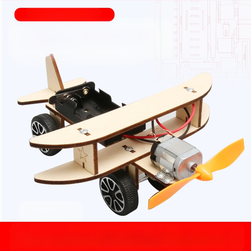 Medinis mokslinių eksperimentų rinkinys DIY fiziniams išradimams, neelektrinis, daugiafunkcinis, amžius 7-14 metų