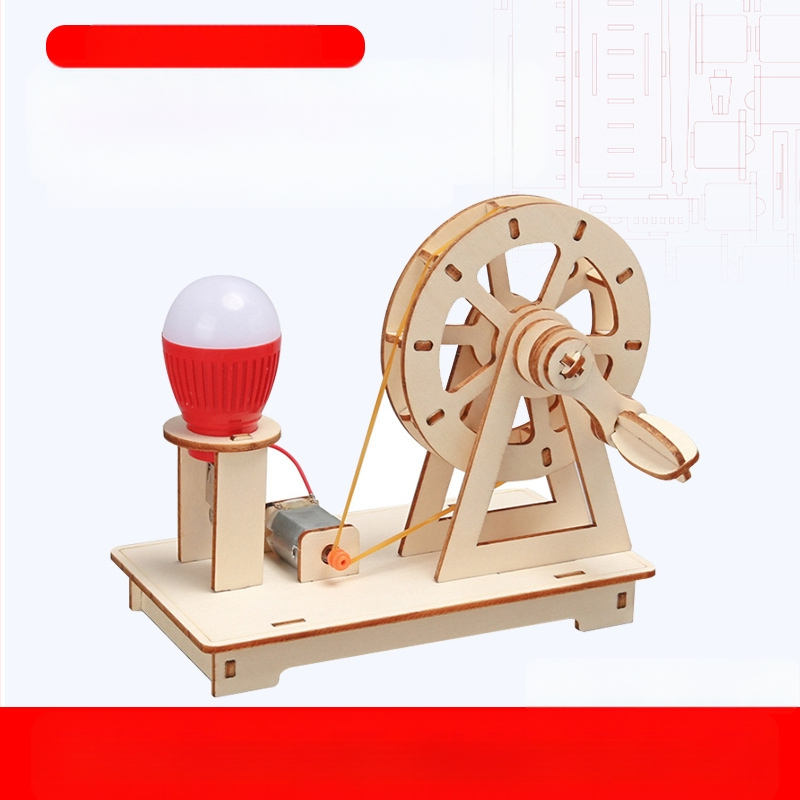 Medinis mokslinių eksperimentų rinkinys DIY fiziniams išradimams, neelektrinis, daugiafunkcinis, amžius 7-14 metų