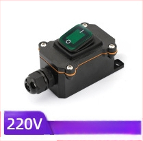 Лодковидна водоустойчива кутия за превключвател за външна употреба, 30 A, съпротивление на контакта ≤50 mΩ, съпротивление на изолацията ≥100 MΩ, 50 000 цикъла, CE, до 440 V