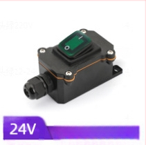 Лодковидна водоустойчива кутия за превключвател за външна употреба, 30 A, съпротивление на контакта ≤50 mΩ, съпротивление на изолацията ≥100 MΩ, 50 000 цикъла, CE, до 440 V