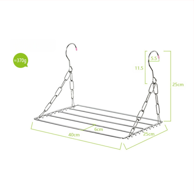 Nerūdijančio plieno skalbinių pakabos, mobilus džiovinimo stovas su apvaliu spaustuko dizainu, modelis DC022