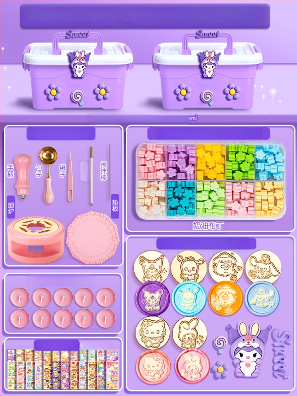 Vaska zīmogu komplekts, modelis 985, amatniecības komplekts ar zīmogu galviņām, materiāls: zīda ziedi