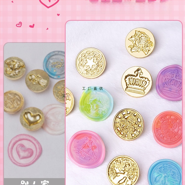 Vaska zīmogu komplekts, modelis 985, amatniecības komplekts ar zīmogu galviņām, materiāls: zīda ziedi