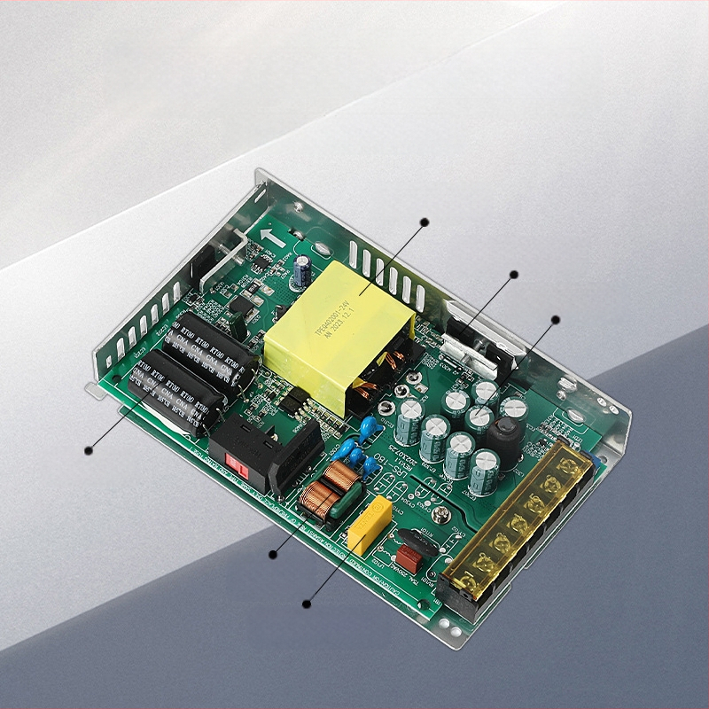 SUSWE LRS keičiamasis maitinimo šaltinis, itin plonas metalo tinklo korpusas, įėjimas 220V, išėjimo galia 350W