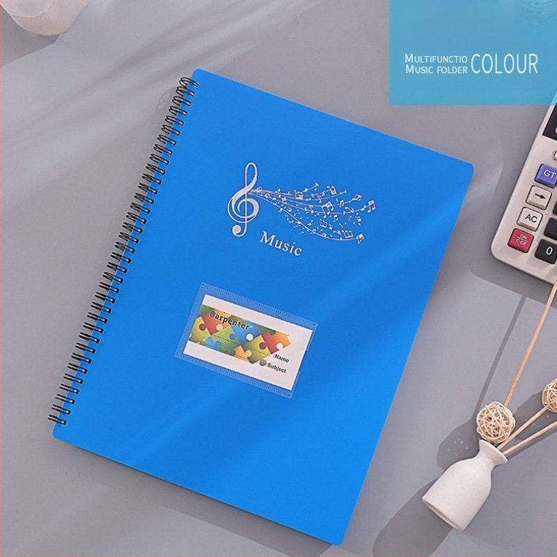 Фолдер за нотни партитури с джоб за вмъкване и клип — за ученици — Марка: Друга; Не е подарък; IP не е разрешено