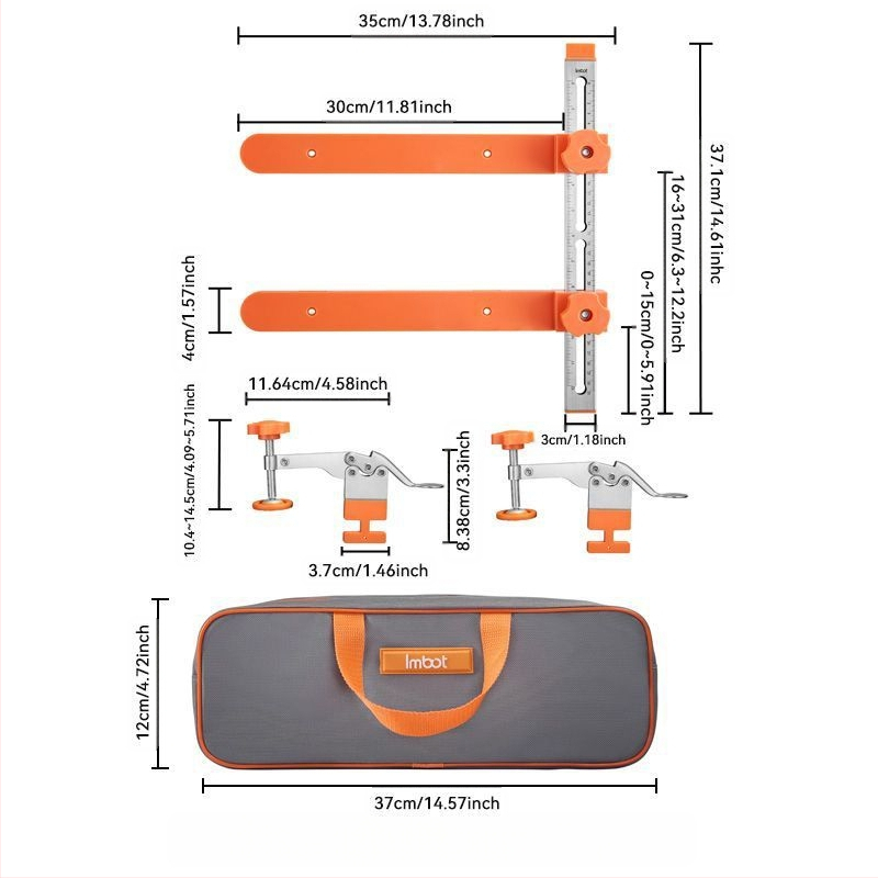 Stalčiaus bėgių įrankis — greitas išdėstymas, gręžimas ir montavimas, reguliuojamas sujungimas, Taozao