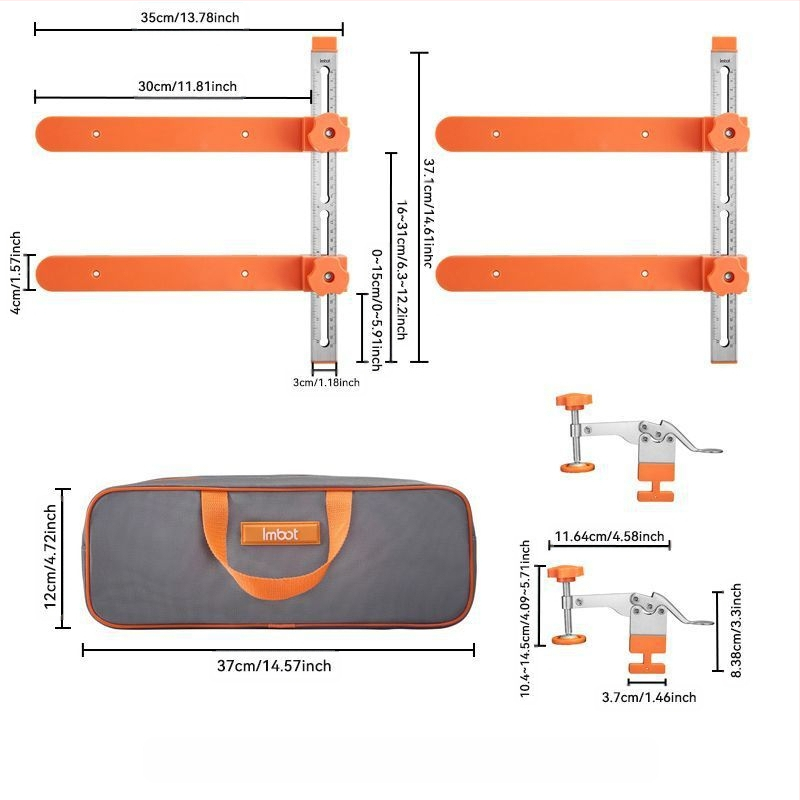 Stalčiaus bėgių įrankis — greitas išdėstymas, gręžimas ir montavimas, reguliuojamas sujungimas, Taozao