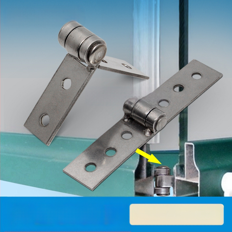 Bezrāmja stikla loga panta, salokāmais balkona panta, nerūsējošais tērauds, Modelis 1, virsmas apstrāde: skatiet detaļas, stils: jauns ķīniešu stils