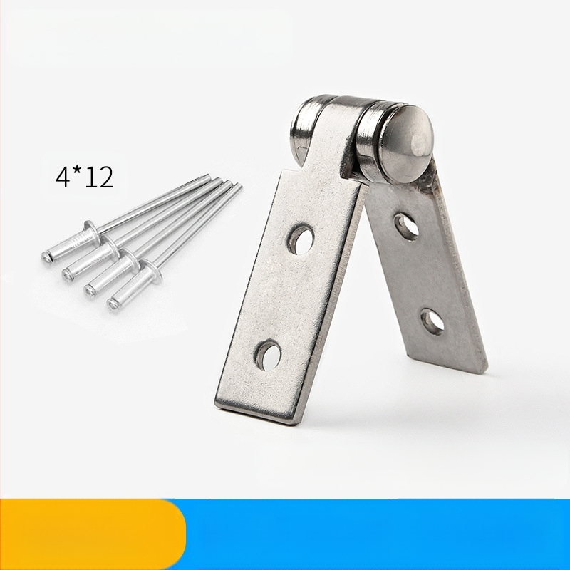 Bezrāmja stikla loga panta, salokāmais balkona panta, nerūsējošais tērauds, Modelis 1, virsmas apstrāde: skatiet detaļas, stils: jauns ķīniešu stils