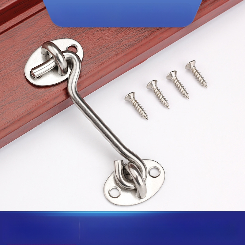 Rozsdamentes acél Wind Hook ajtó- és ablakokhoz — Márka Left Steel, Modell Wind Hook, modern minimalist hardver-kiegészítő