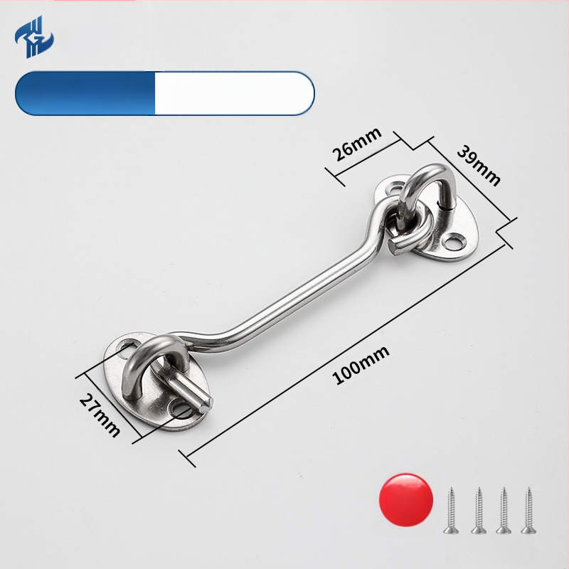 Rozsdamentes acél Wind Hook ajtó- és ablakokhoz — Márka Left Steel, Modell Wind Hook, modern minimalist hardver-kiegészítő
