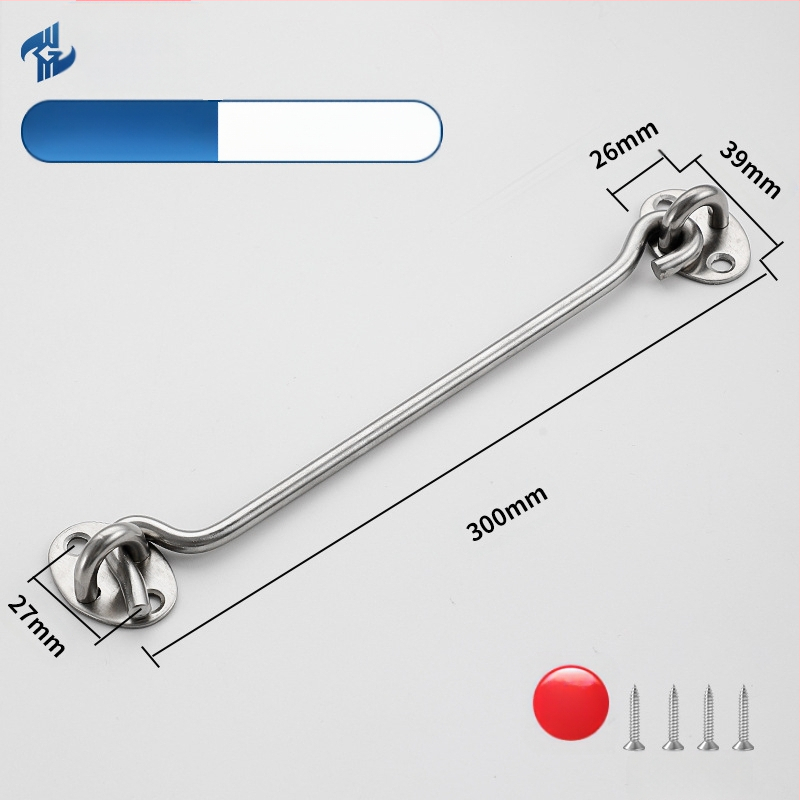 Rozsdamentes acél Wind Hook ajtó- és ablakokhoz — Márka Left Steel, Modell Wind Hook, modern minimalist hardver-kiegészítő