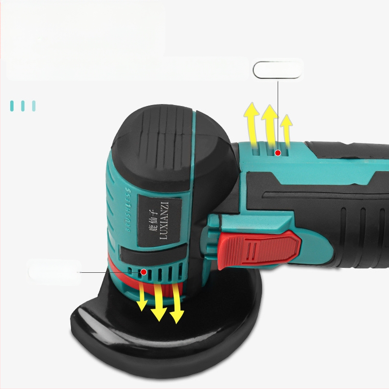 Презареждащ се електрически ъглов шлайф за полиране, шлифоване и рязане – ръчен, преносим, 188 V