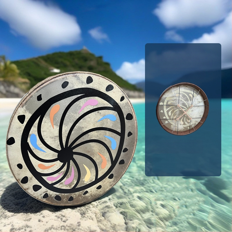 Juhbőrös kéz-dob felnőtteknek — sámán stílusú terápiás ütőhangszer jóga és hanggyógyítás