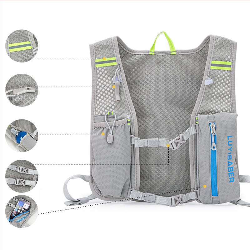 Lengva lauko sporto kuprinė kalnų žygiams, pėsčiųjų ir dviračių – kvėpuojantis nailonas, poliesterio pamušalas, išlenktos pečių juostos; kvėpuojanti ir atspari dėvėjimui