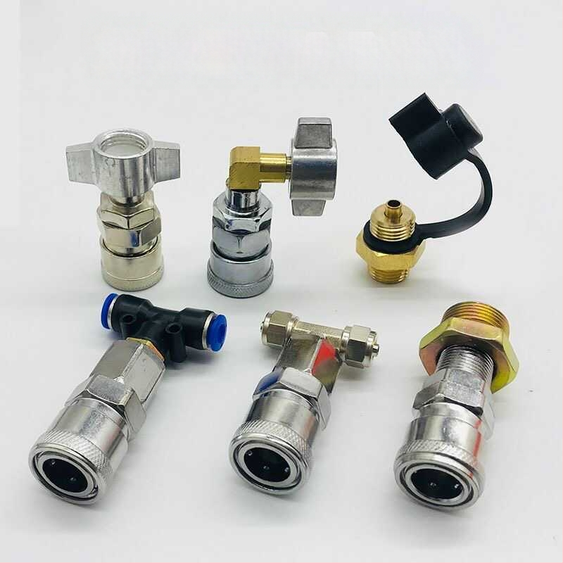 Съединител за въздушна система на ремарке и камион – поддържащ резервоар за въздух, входна тръба, тръбно съединение; Произход: Друг; Марка: Друг; Модел: Друг; Приложение: Строителство