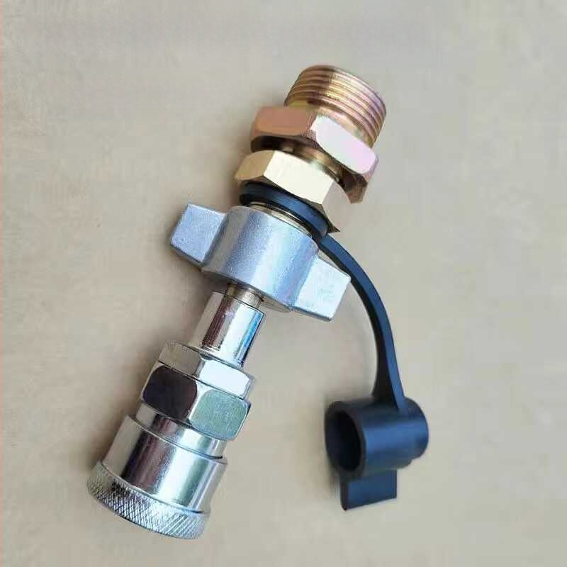 Съединител за въздушна система на ремарке и камион – поддържащ резервоар за въздух, входна тръба, тръбно съединение; Произход: Друг; Марка: Друг; Модел: Друг; Приложение: Строителство