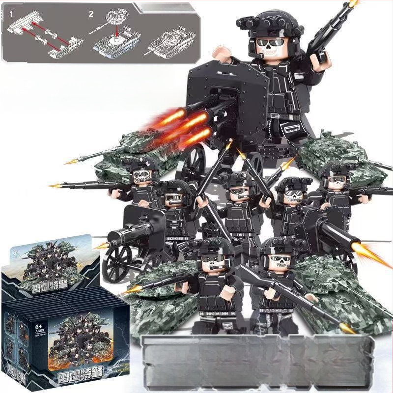 ABS plastiko mikro blokų rinkinys, 0–38 vnt., 0,05 kg, be elektros