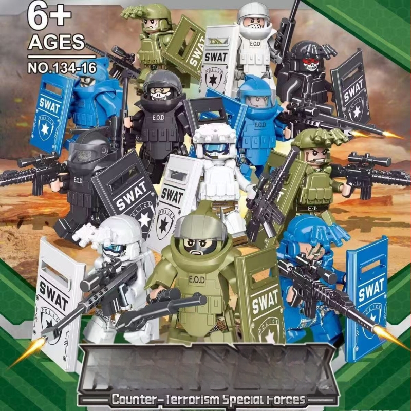 ABS plastiko mikro blokų rinkinys, 0–38 vnt., 0,05 kg, be elektros