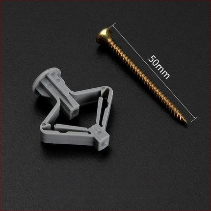 Νάιλον πεταλούδα-διαστολέας για γυψοσανίδα, βιδωτός διαστολέας