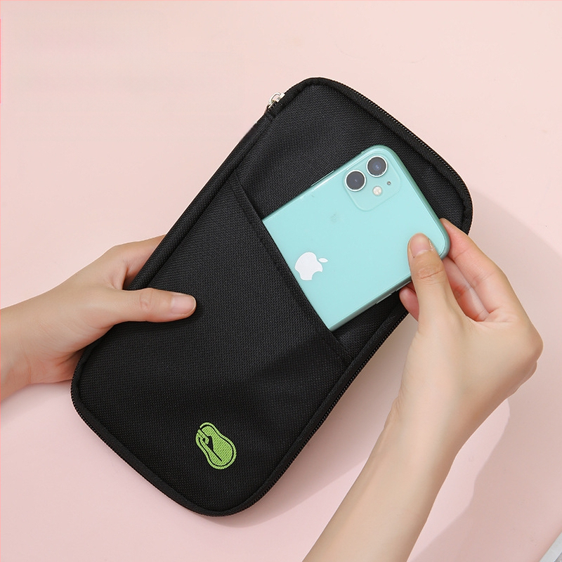 Θήκη Διαβατηρίου και Εγγράφων – Oxford ύφασμα, επένδυση πολυεστέρα, οργάνωση καρτών και εισιτηρίων, για άνδρες και γυναίκες, στυλ αστικό μινιμαλιστικό