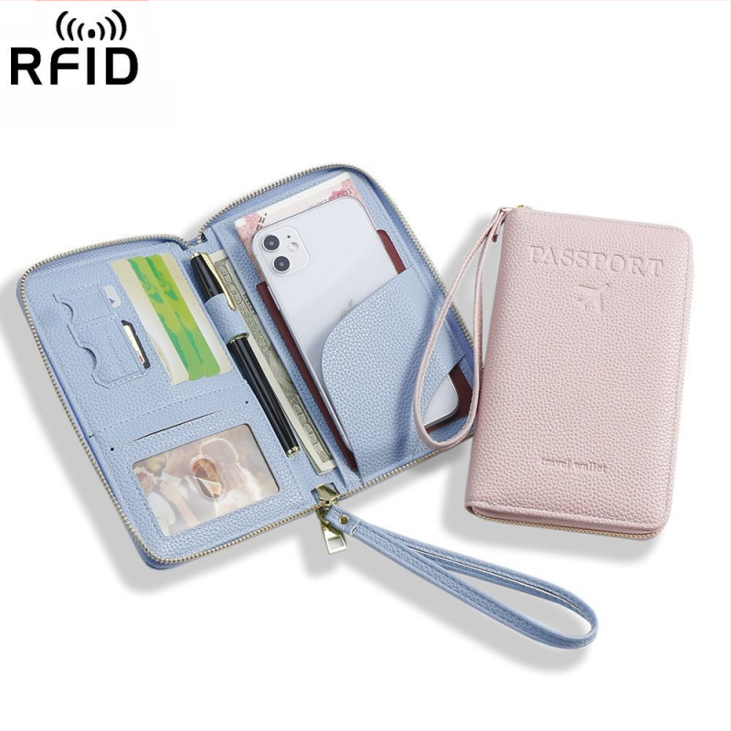 Pase ir dokumentų dėklas, PU medžiaga, atsparus vandeniui, 2025 m. pavasario leidimas, unisex