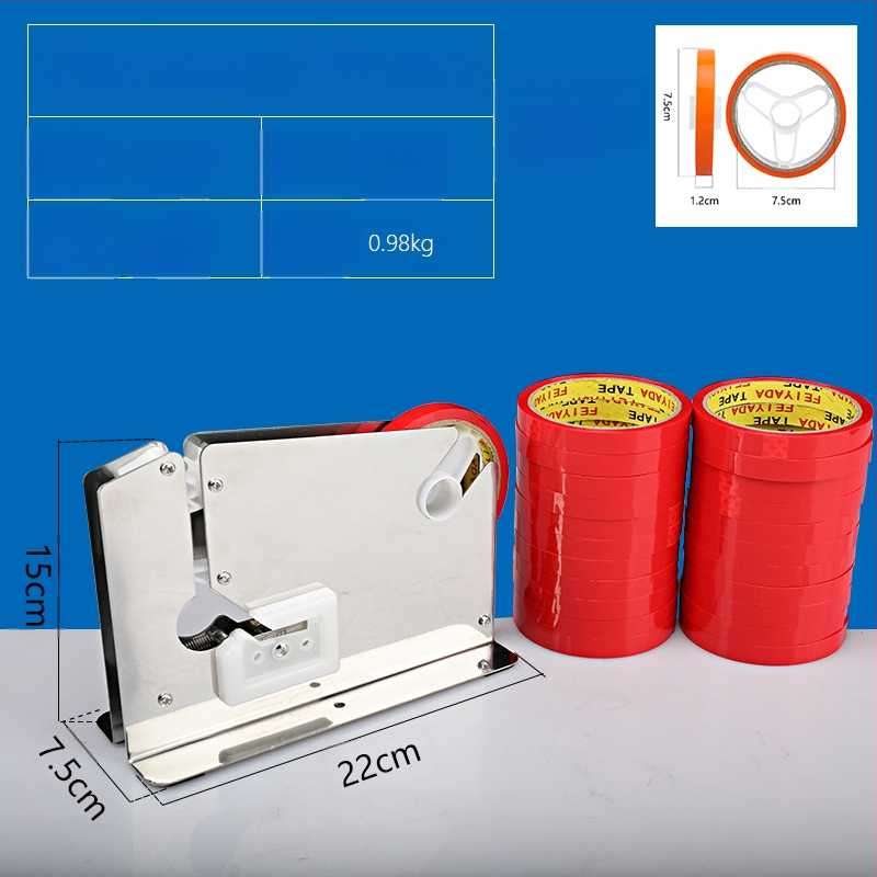 Plastikiniams maišams skirtos uždarymo klipsų mašina su saitimo funkcija