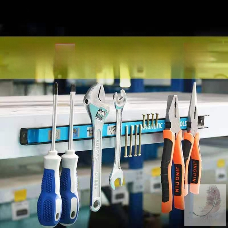 Magnetinės įrankių laikiklis su sieniniu plokštės laikikliu, išplėstas dizainas automobilių priežiūrai ir dirbtuvei; laminato storis A8/A12/A18